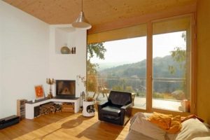 Futuristic Wooden Home livingroom Design Ideas from Vienna