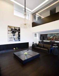 Futuristic and Bright Home Design Inspiration from A ceros Galicia livingroom