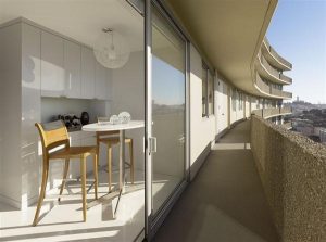 Unique Semi circular Apartment Design Inspiration in California