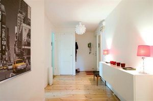 creative Sweden Apartment Design with Light Wooden Floor